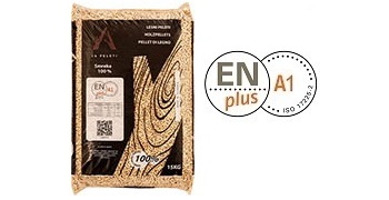 Vreča lesnih peletov A1, 15 kg